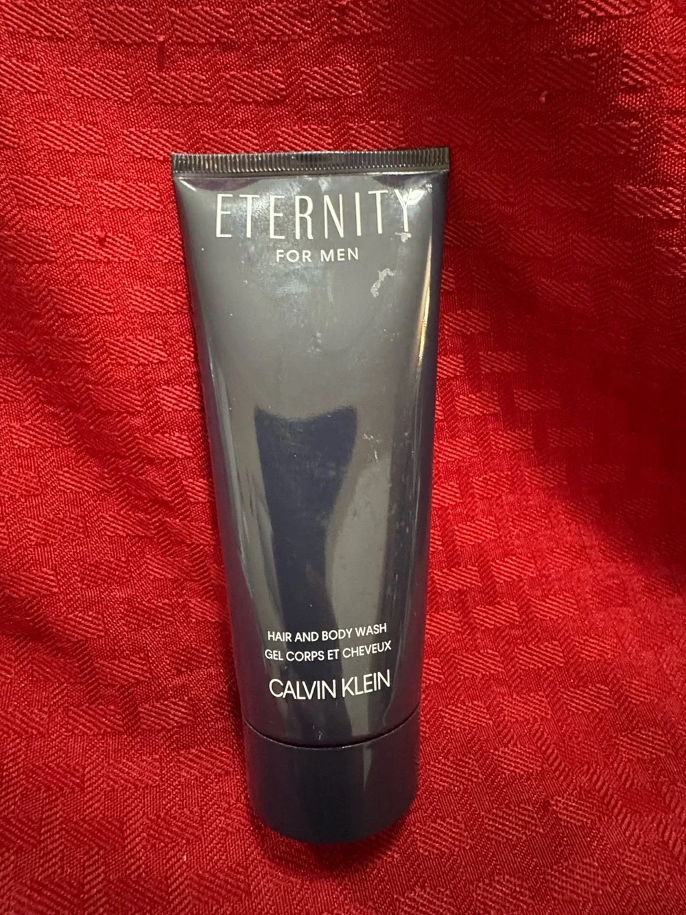Calvin Klein Eternity for Men Hair & Body Wash — Dark Gray Tube